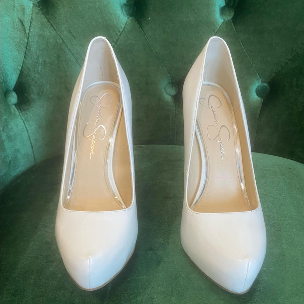 White Patent Leather Shoes